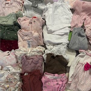 Baby girl newborn lot